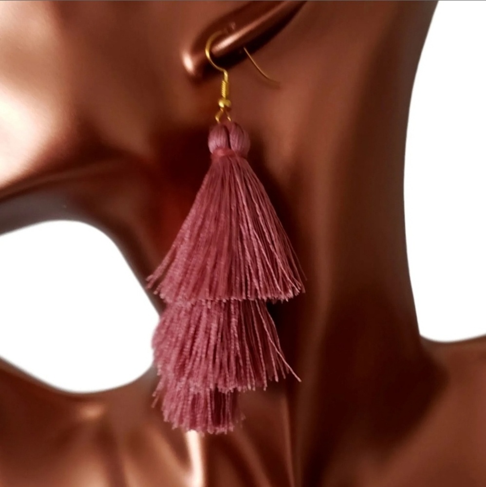 The Perfect Date Bohemian Statement Tassel Earring